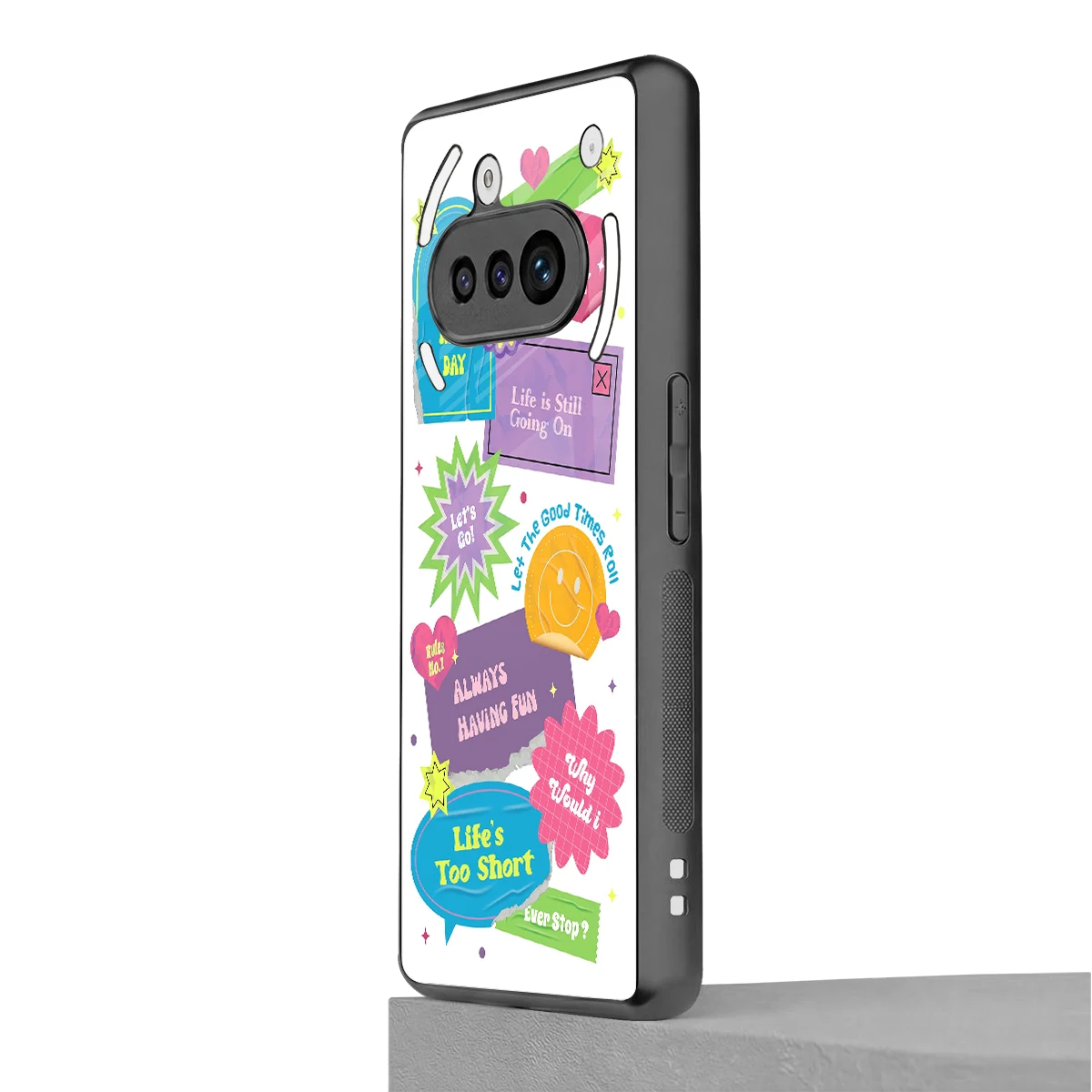 Lesss Go nothing phone 3a mobile cover | shockproof glass phone case