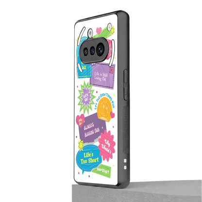 Lesss Go nothing phone 3a mobile cover | shockproof glass phone case