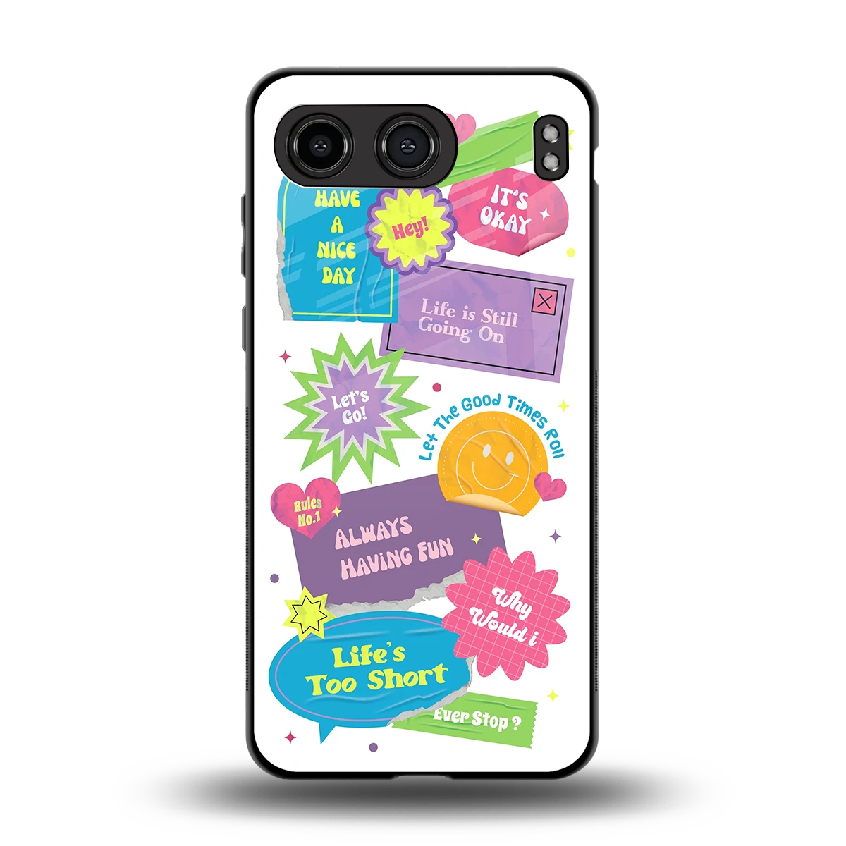 Lesss Go back phone cover | glass case for oneplus nord 4