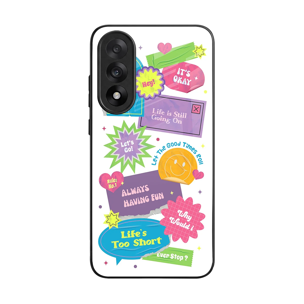 Lesss Go back phone cover | glass case for oneplus nord 5