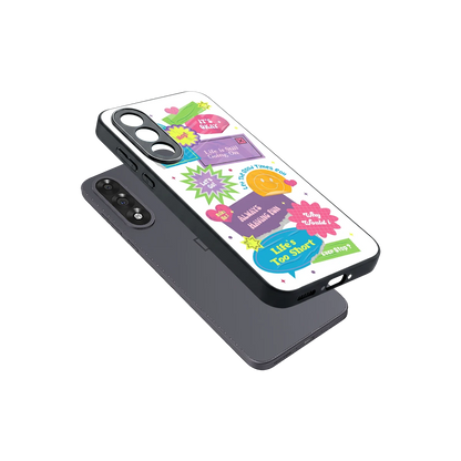 Lesss Go sleek oneplus nord 5 cover with tempered glass back and TPU edges