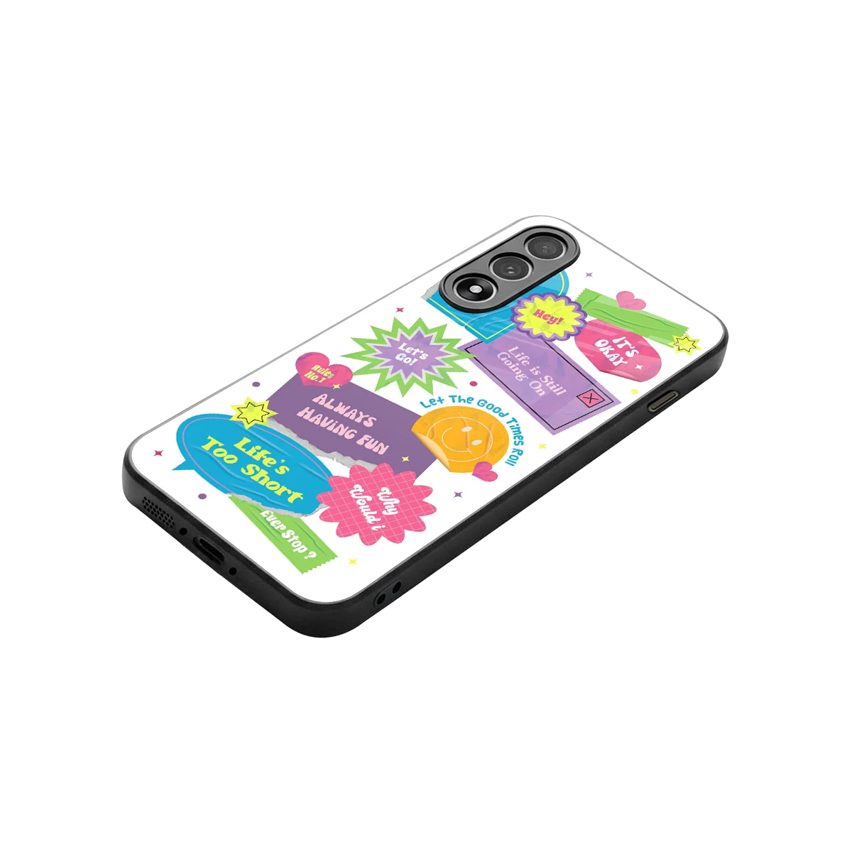 Lesss Go stylish phone case for oneplus nord 5 | glossy glass and slim fit