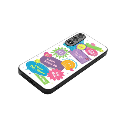 Lesss Go stylish phone case for oneplus nord 5 | glossy glass and slim fit