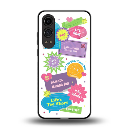 Lesss Go back phone cover | glass case for oneplus nord ce 4 lite