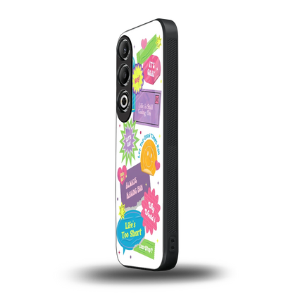 Lesss Go oneplus nord ce 4 mobile cover | shockproof glass phone case