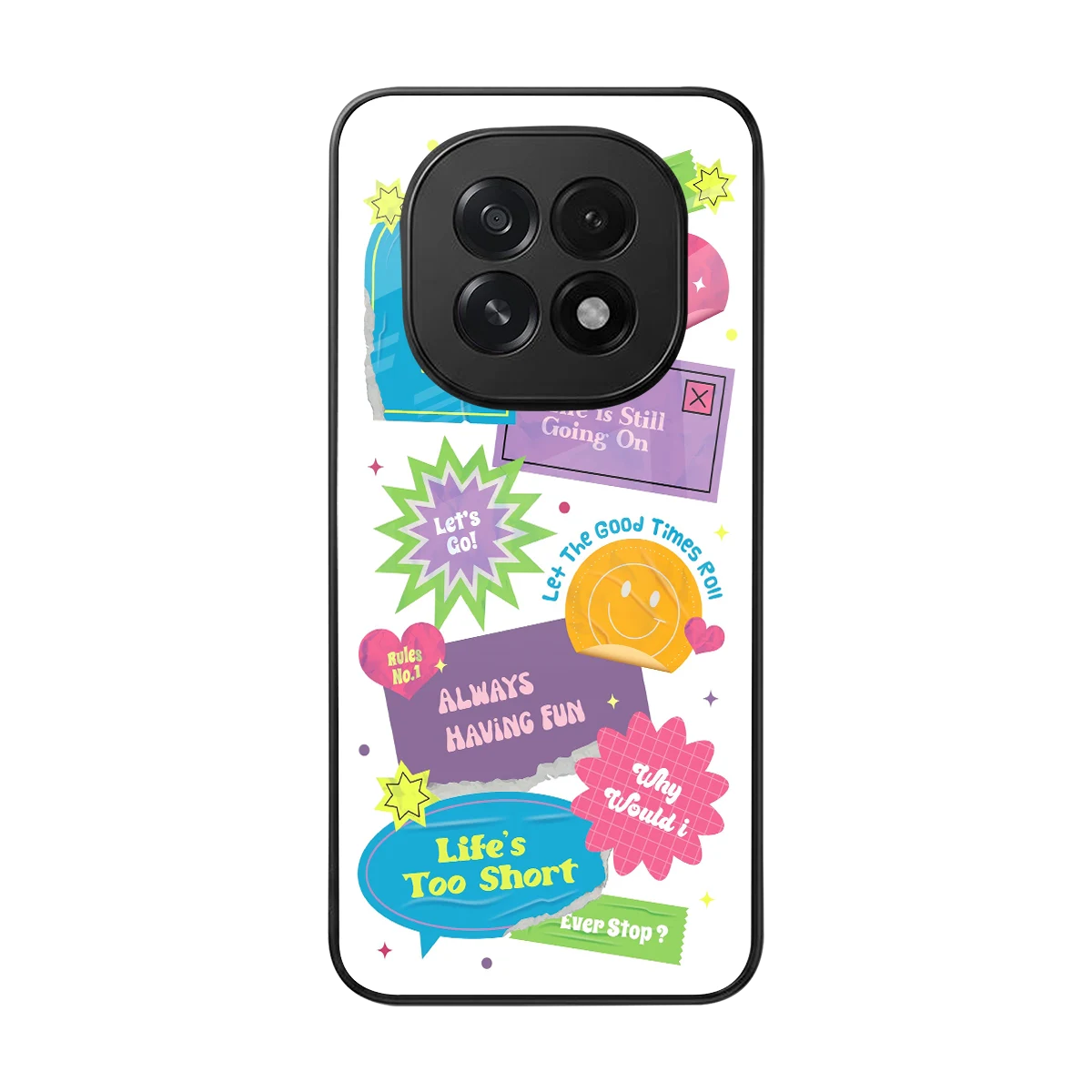 Lesss Go back phone cover | glass case for oppo f29 5g