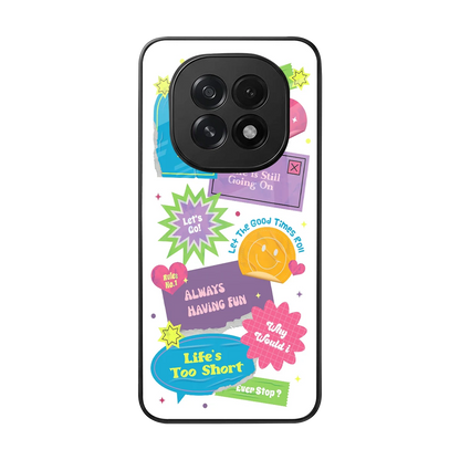 Lesss Go back phone cover | glass case for oppo f29 5g
