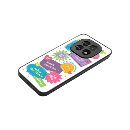 Lesss Go stylish phone case for oppo f29 5g | glossy glass and slim fit