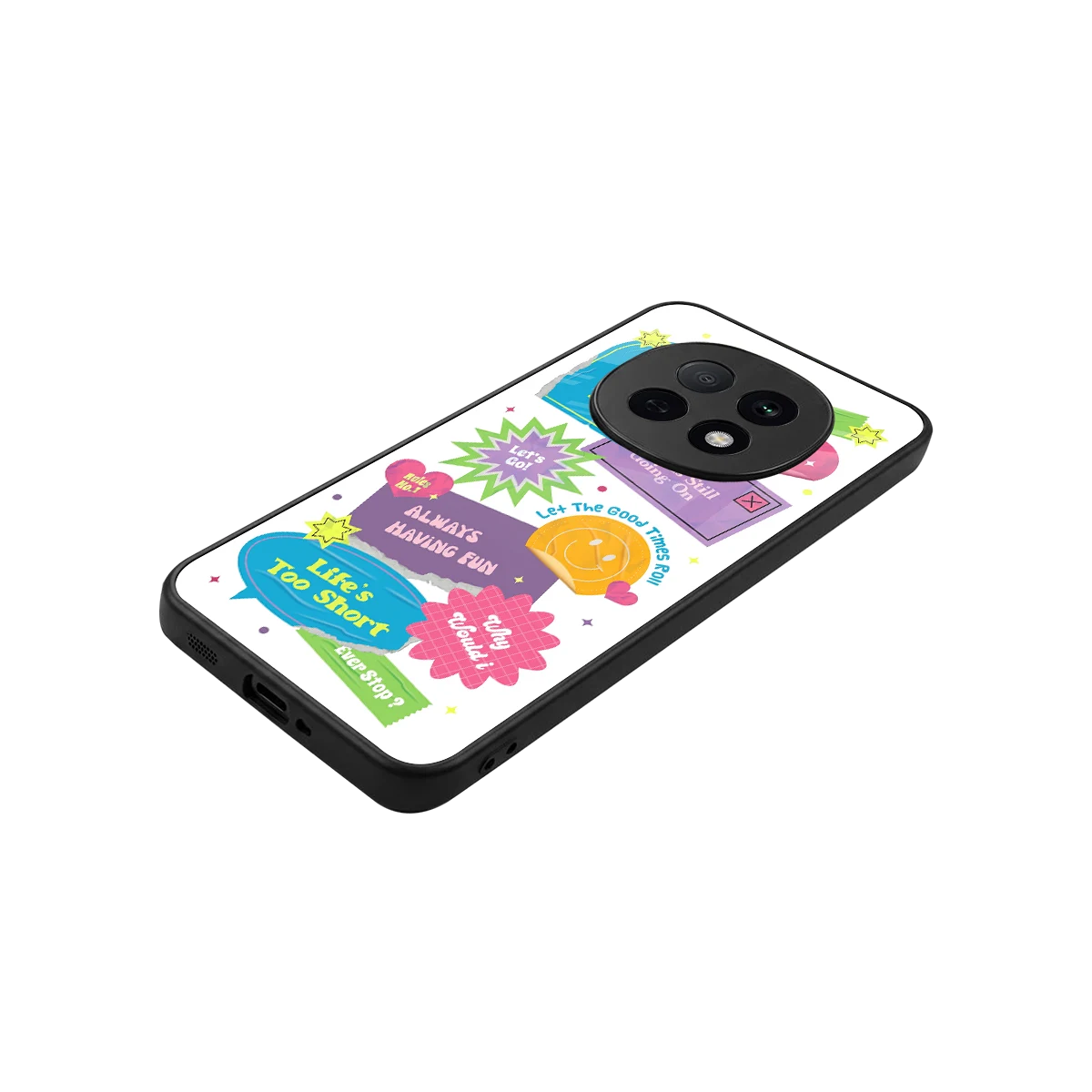 Lesss Go stylish phone case for oppo f29 pro 5g | glossy glass and slim fit