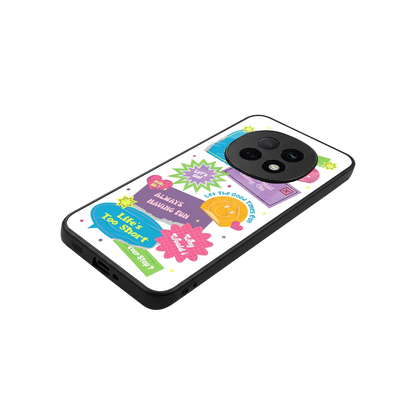 Lesss Go stylish phone case for oppo f29 pro 5g | glossy glass and slim fit