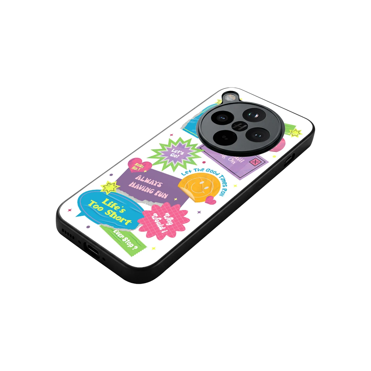 Lesss Go stylish phone case for oppo find x8 | glossy glass and slim fit