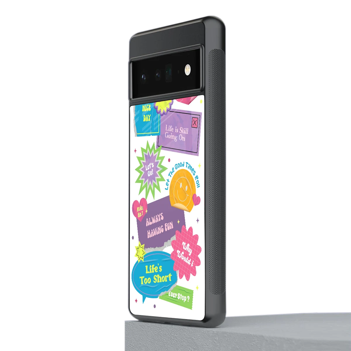 Lesss Go stylish phone case for google pixel 6 pro | glossy glass and slim fit