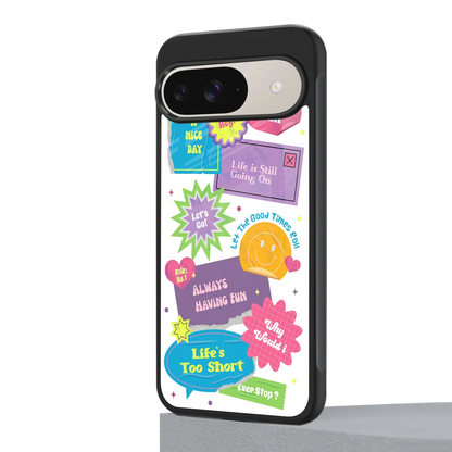 Lesss Go google pixel 9 mobile cover | shockproof glass phone case