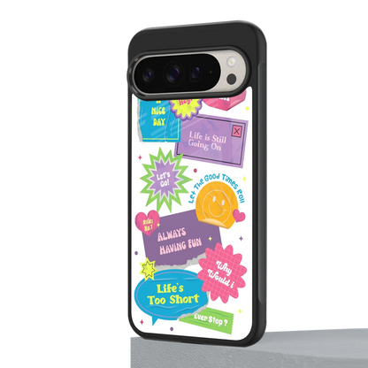 Lesss Go google pixel 9 pro mobile cover | shockproof glass phone case