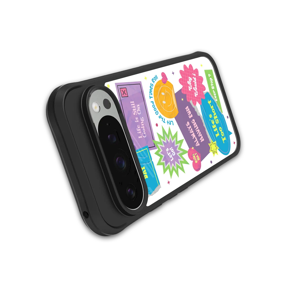 Lesss Go stylish phone case for google pixel 9 pro xl | glossy glass and slim fit