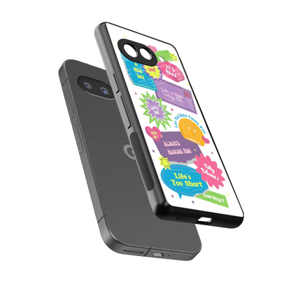 Lesss Go sleek google pixel 10a cover with tempered glass back and TPU edges