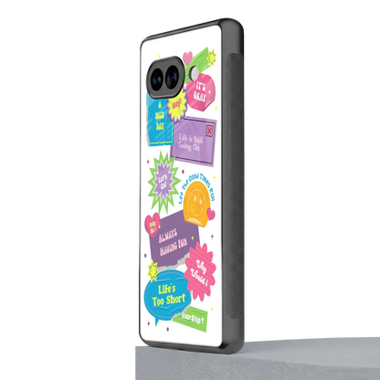 Lesss Go google pixel 10a mobile cover | shockproof glass phone case
