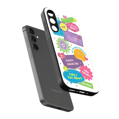 Lesss Go sleek samsung galaxy a16 5g cover with tempered glass back and TPU edges