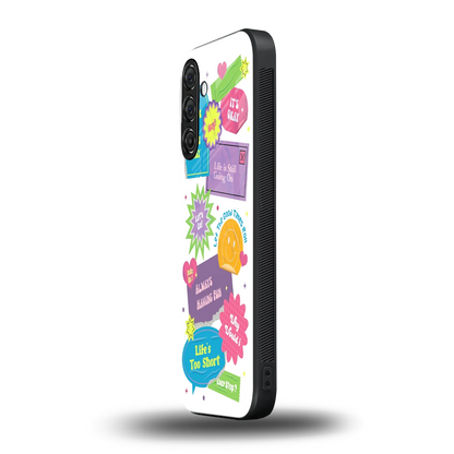 Lesss Go samsung galaxy a37 5g mobile cover | shockproof glass phone case