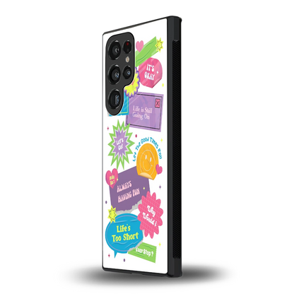 Lesss Go samsung galaxy s23 ultra mobile cover | shockproof glass phone case