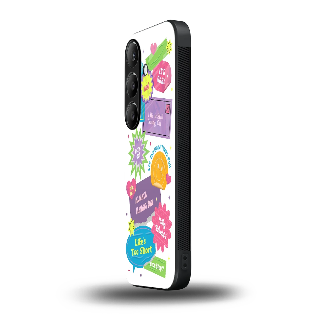 Lesss Go samsung galaxy s24 mobile cover | shockproof glass phone case