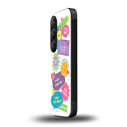 Lesss Go samsung galaxy s24 mobile cover | shockproof glass phone case