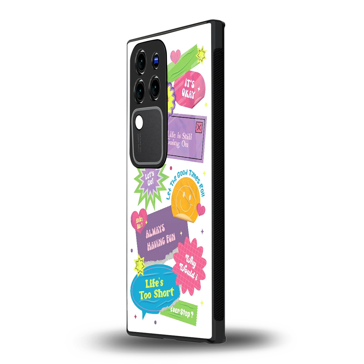Lesss Govivo v30 pro mobile cover | shockproof glass phone case