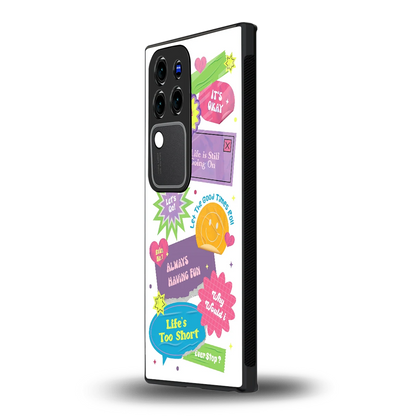 Lesss Govivo v30 pro mobile cover | shockproof glass phone case
