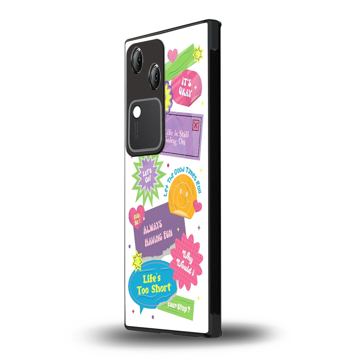 Lesss Go vivo v30 mobile cover | shockproof glass phone case