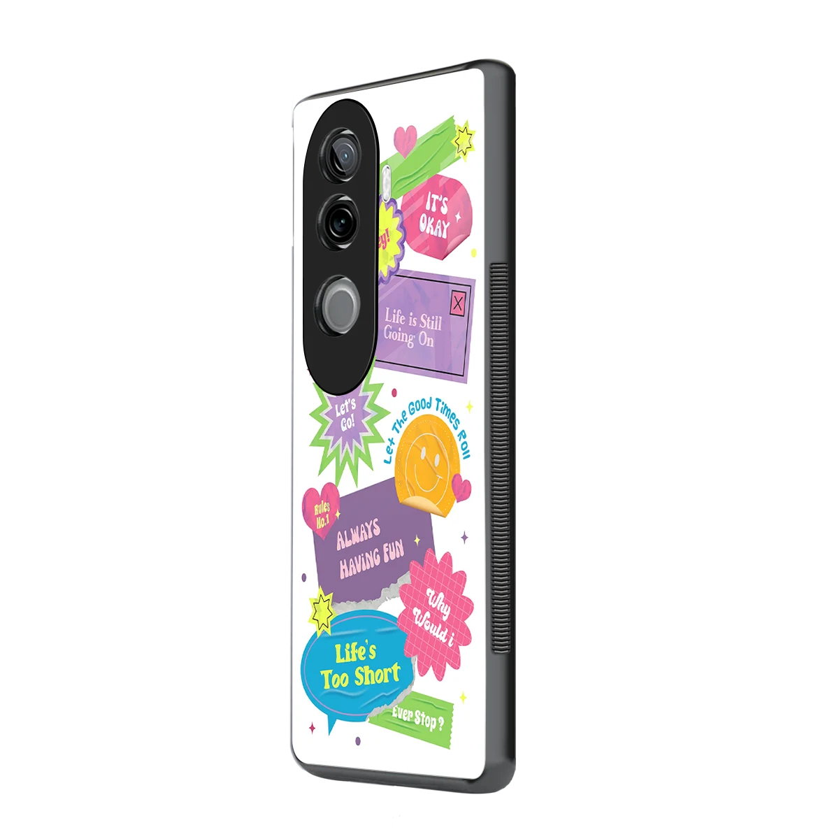 Lesss Go vivo v40e mobile cover | shockproof glass phone case