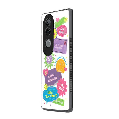 Lesss Go vivo v40e mobile cover | shockproof glass phone case