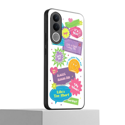 Lesss Go vivo v70 fe mobile cover | shockproof glass phone case