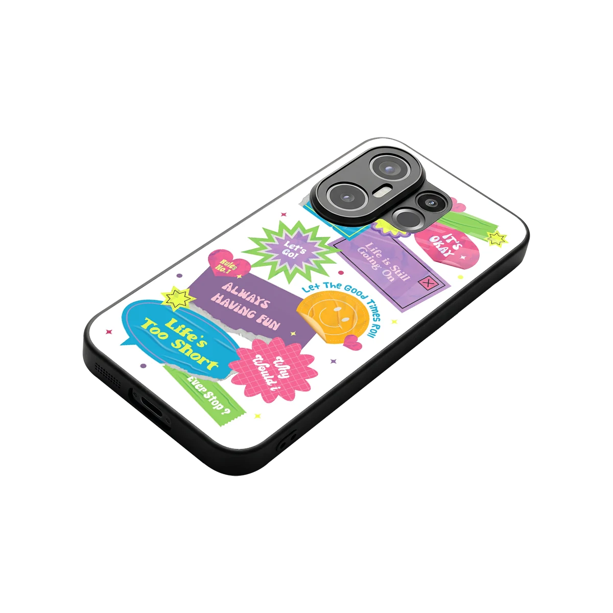 Lesss Go stylish phone case for vivo x200 fe | glossy glass and slim fit
