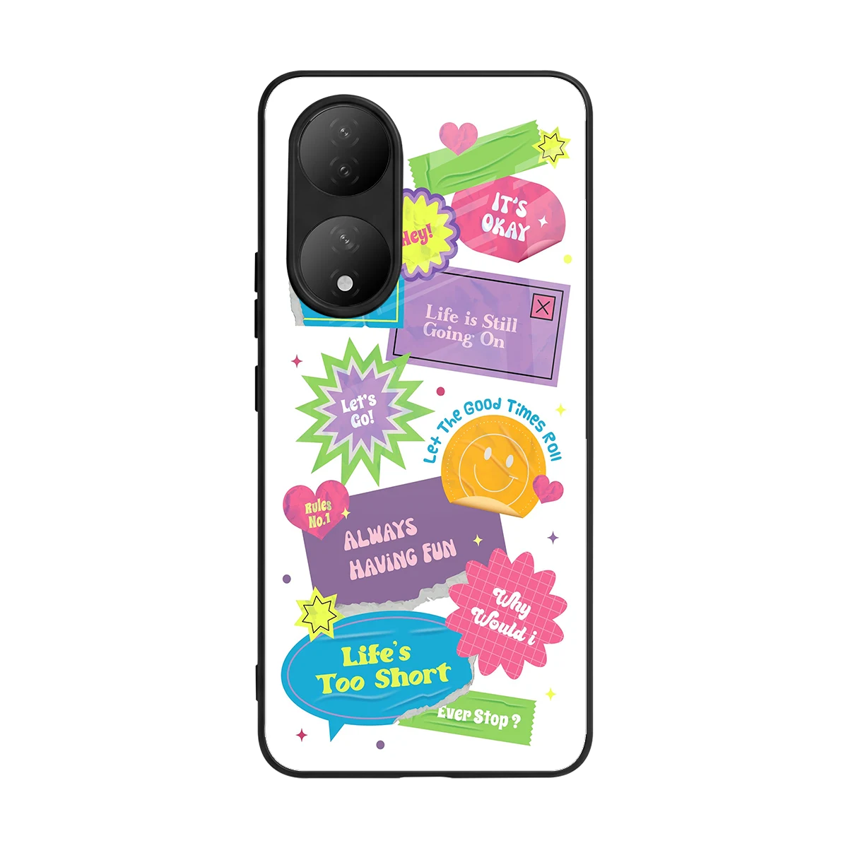 Lesss Go back phone cover | glass case for Vivo-y100