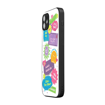 Lesss Go iphone 12 mobile cover | shockproof glass phone case