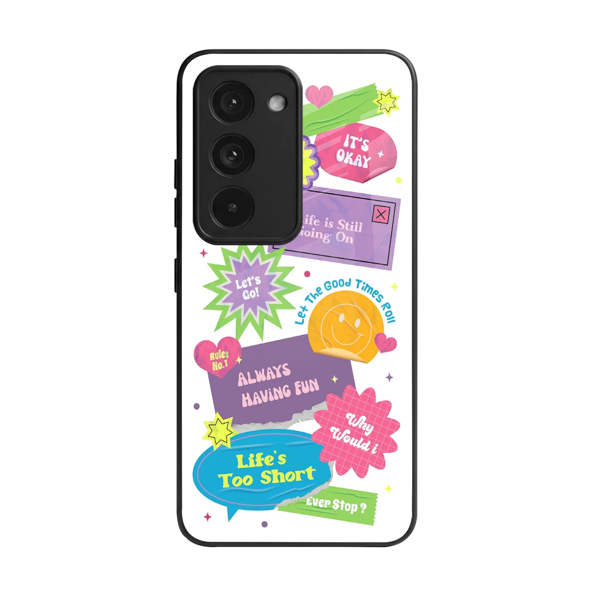 Lesss Go back phone cover | glass case for redmi 15 5g