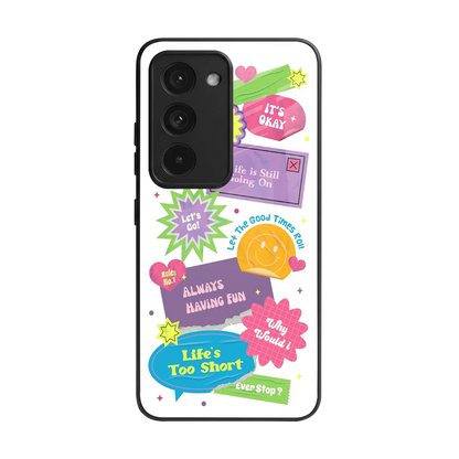 Lesss Go back phone cover | glass case for redmi 15 5g