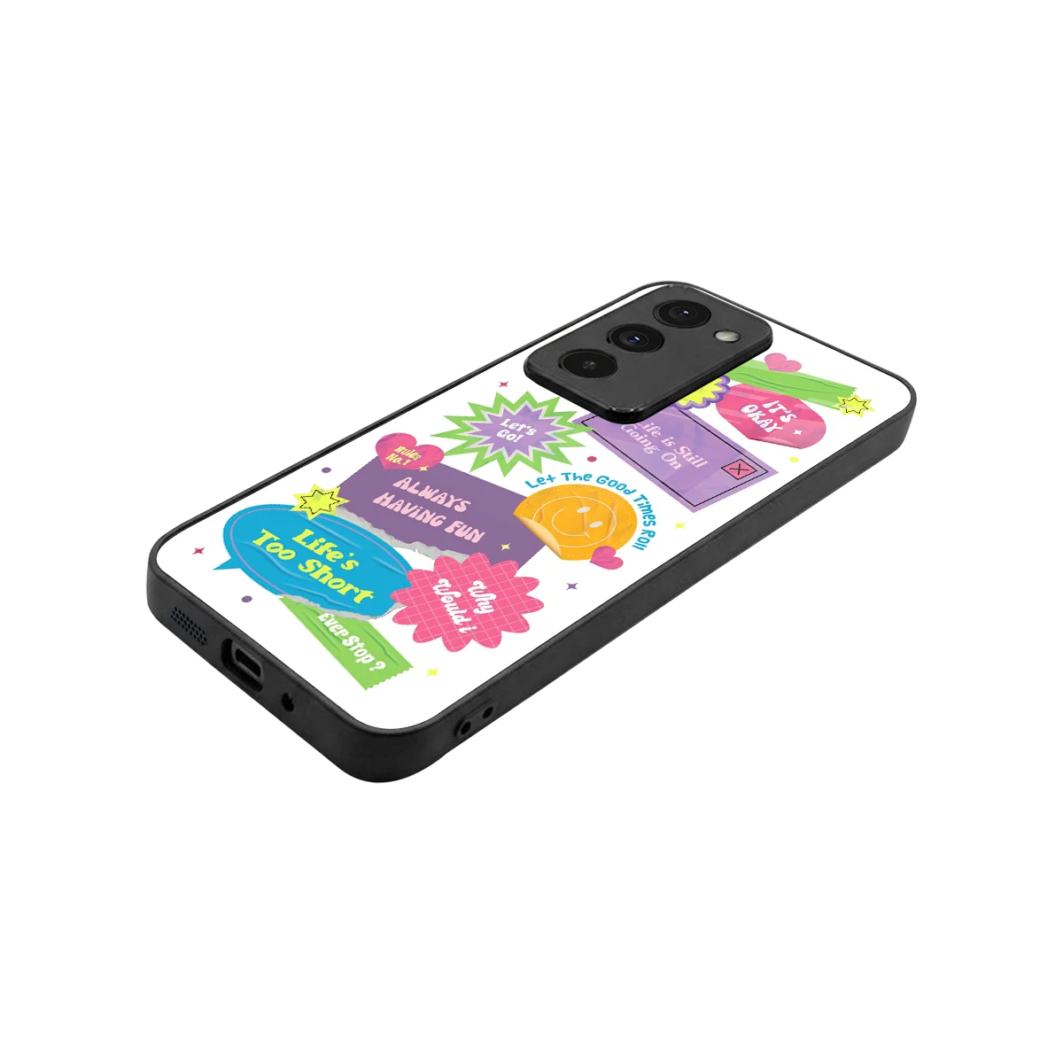 Lesss Go stylish phone case for redmi 15 5g | glossy glass and slim fit