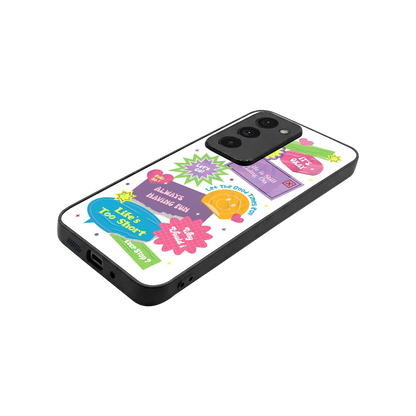 Lesss Go stylish phone case for redmi 15 5g | glossy glass and slim fit