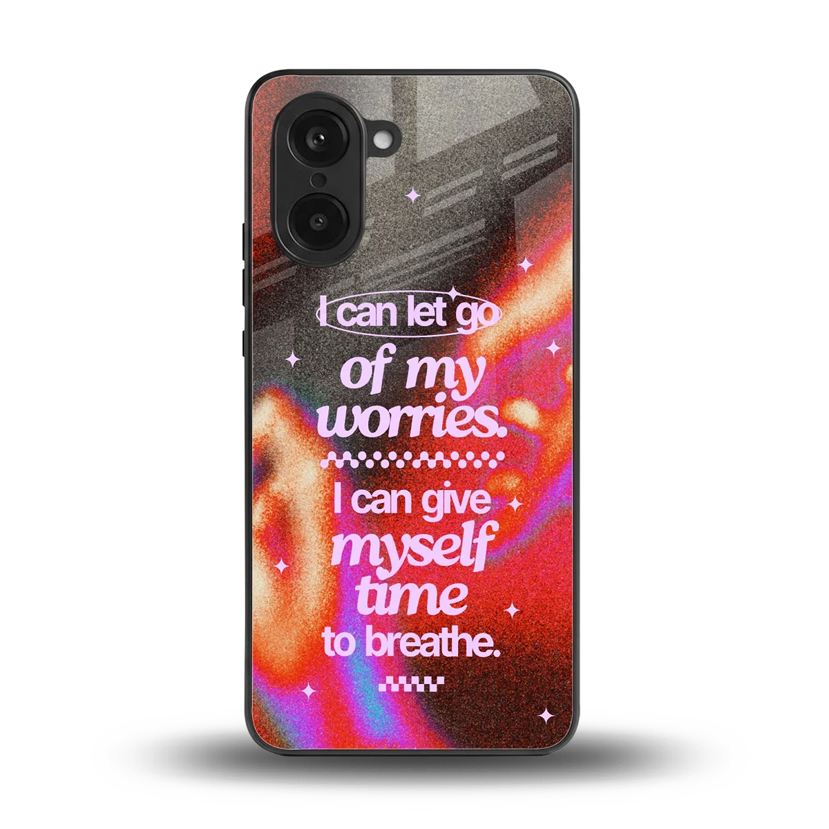 Let Go back phone cover | glass case for oneplus nord ce5 5g