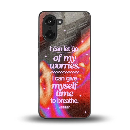 Let Go back phone cover | glass case for oneplus nord ce5 5g