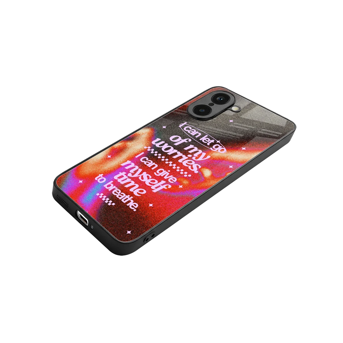 Let Go stylish phone case for oneplus nord ce5 5g | glossy glass and slim fit