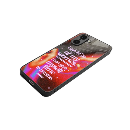 Let Go stylish phone case for oneplus nord ce5 5g | glossy glass and slim fit