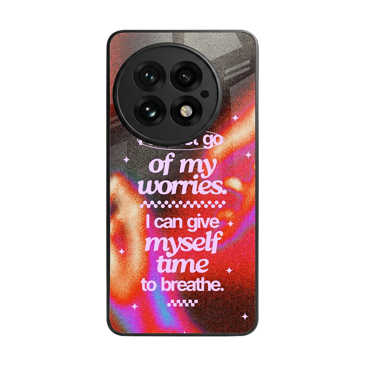 Let Go back phone cover | glass case for oneplus 13