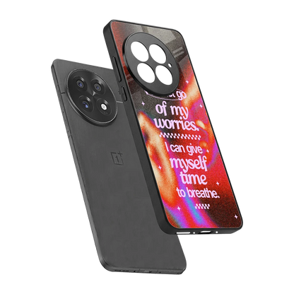 Let Go sleek oneplus 13 cover with tempered glass back and TPU edges
