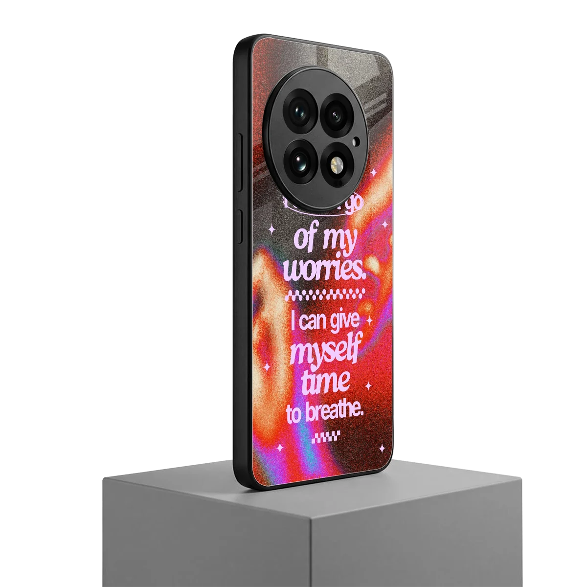 Let Go oneplus 13 mobile cover | shockproof glass phone case