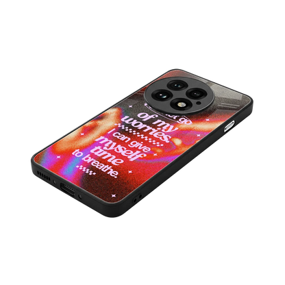 Let Go stylish phone case for oneplus 13 | glossy glass and slim fit