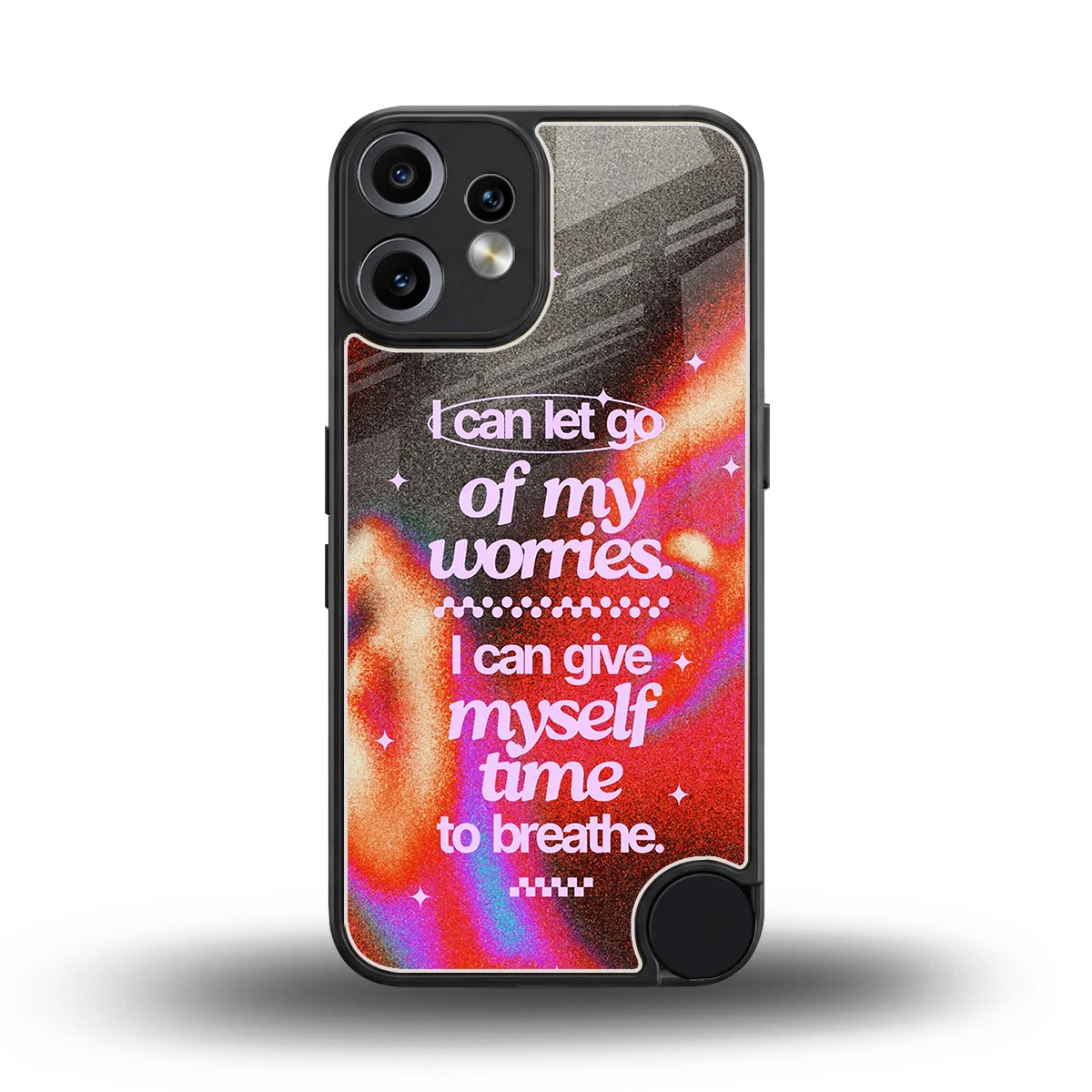 Let Go back phone cover | glass case for cmf nothing phone 2 pro