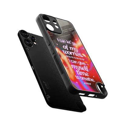 Let Go sleek cmf nothing phone 2 pro cover with tempered glass back and TPU edges
