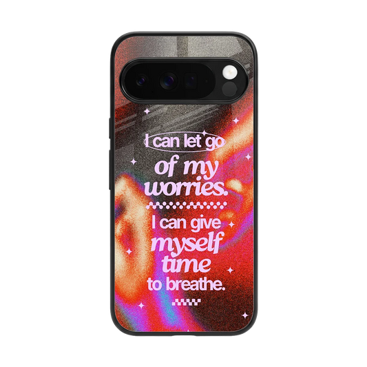 Let Go back phone cover | glass case for google pixel 10 pro xl